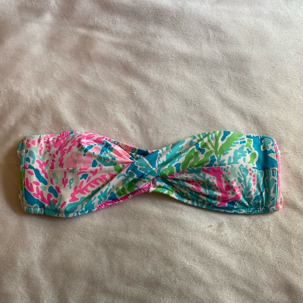 Lilly Pulitzer Bandeau Bikini Top - L
